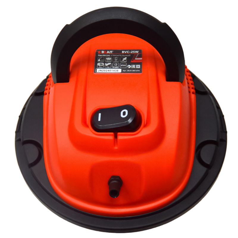 Пылесос строительный Brait BVC-25W 28.01.007.074, 230В, 50Гц, 1400Вт  в Муроме