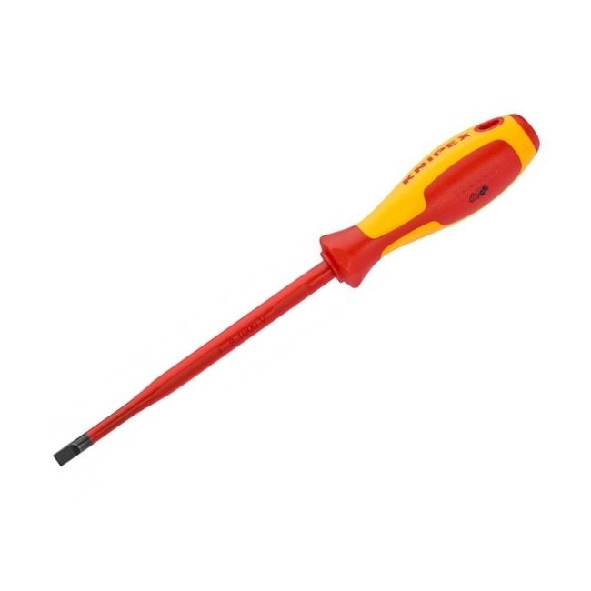 Отвертка для винтов со шлицевой головкой (тонкая) KNIPEX, 202 mm, KN-982040SL в Муроме