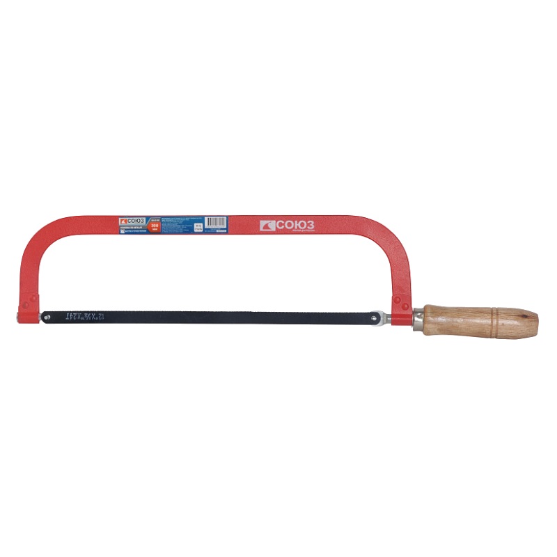 Ножовка по металлу Союз 1061-03-300С 300 мм деревянная рукоятка 264₽