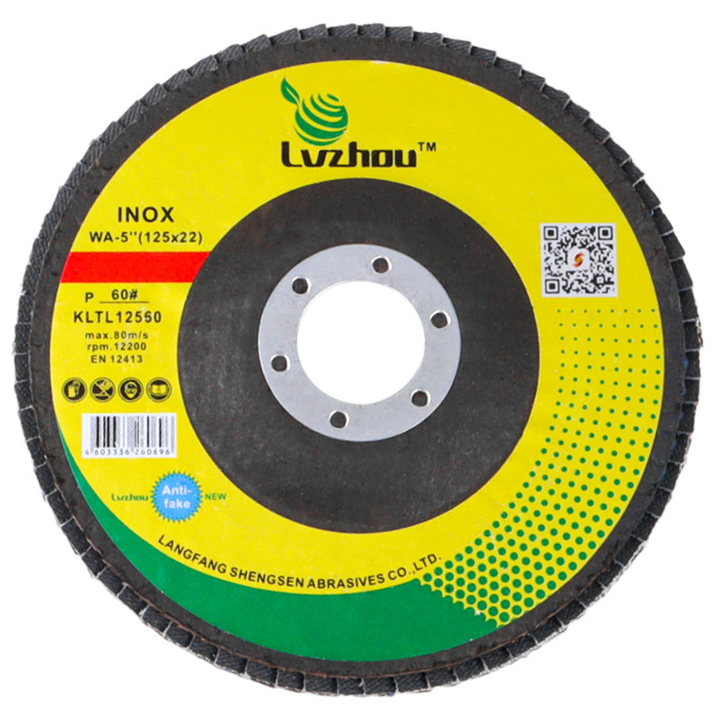 Круг лепестковый торцевой Lvzhou KLTL12560, 125х22, P60  в Угличе