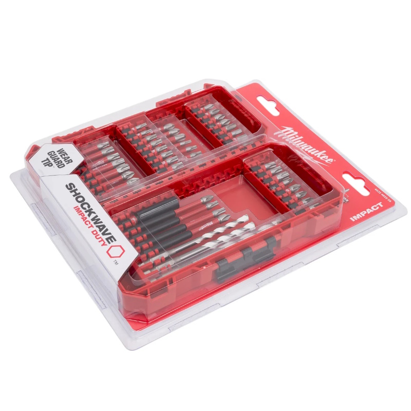 Набор бит Milwaukee SHOCKWAVE GEN III 4932492005, 48 шт. в пластиковом кейсе