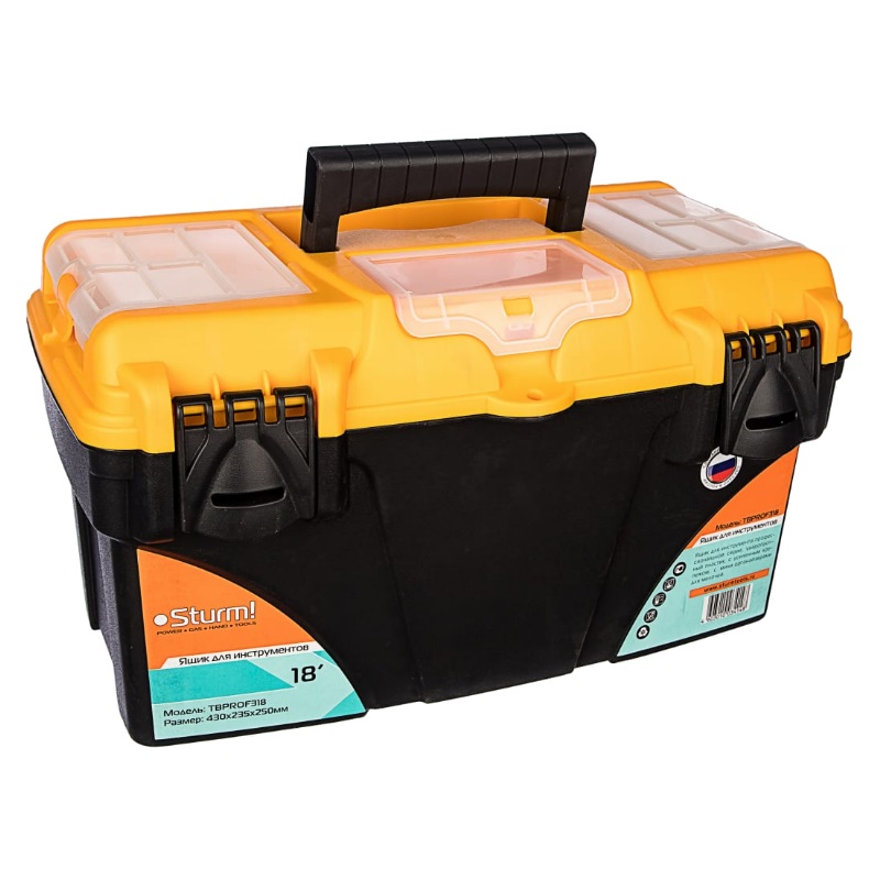 Ящик для инструментов Sturm PROFI TBPROF318 (18", 430х235х250 мм) в Угличе