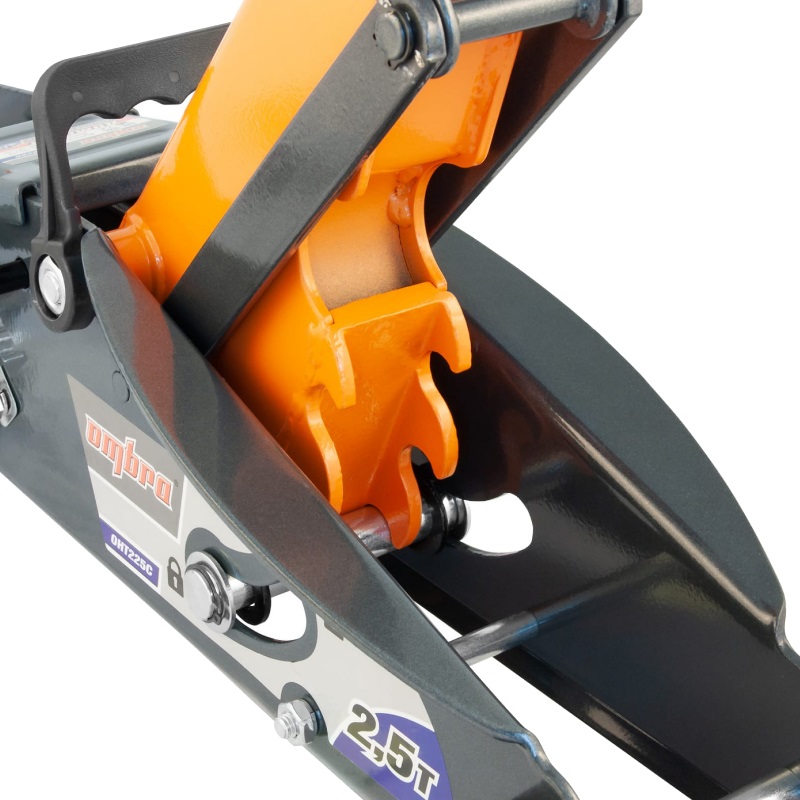 Подкатной домкрат с фиксатором Ombra OHT225C (2.5 т, 140-387 мм, в ...