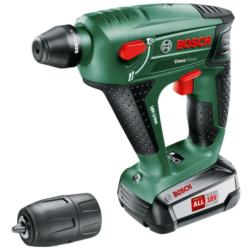 Аккумуляторный перфоратор Bosch UNEO Maxx 0.603.952.30F в кейсе в Твери