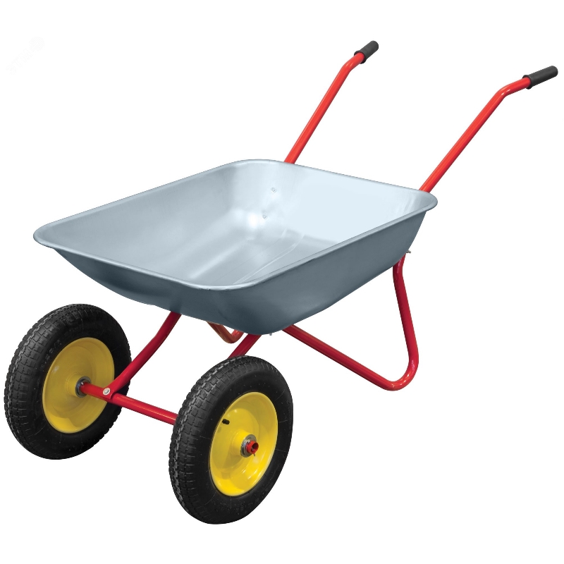 Тачка садовая двухколесная Курс 77615 65 л грузоподъемность 90 кг 7245₽