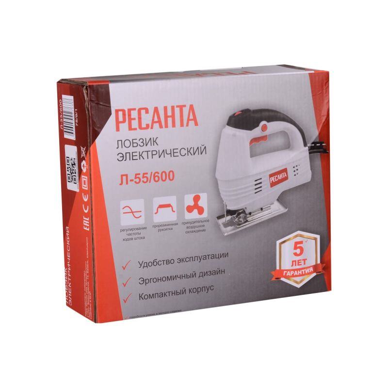 Электрический лобзик Ресанта Л-55/600 75/9/1 в Туле