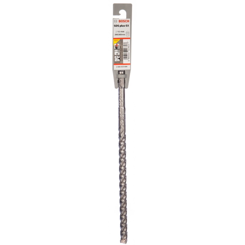 Бур Bosch 2.608.833.809 SDS-Plus-5X, 12x200/260 мм