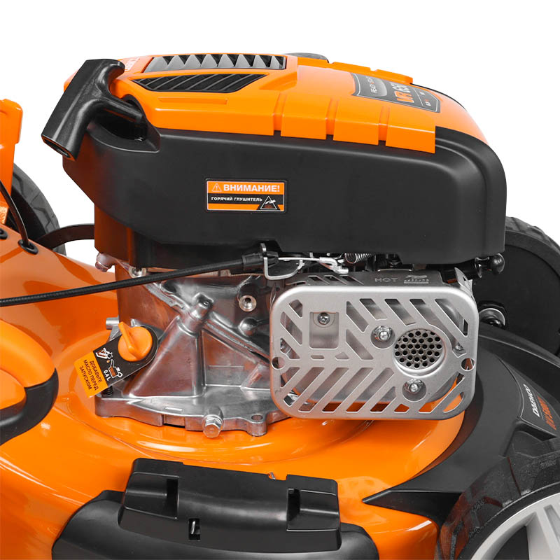 Бензиновая газонокосилка Daewoo DLM 5100SV с мешком для сбора мульчи