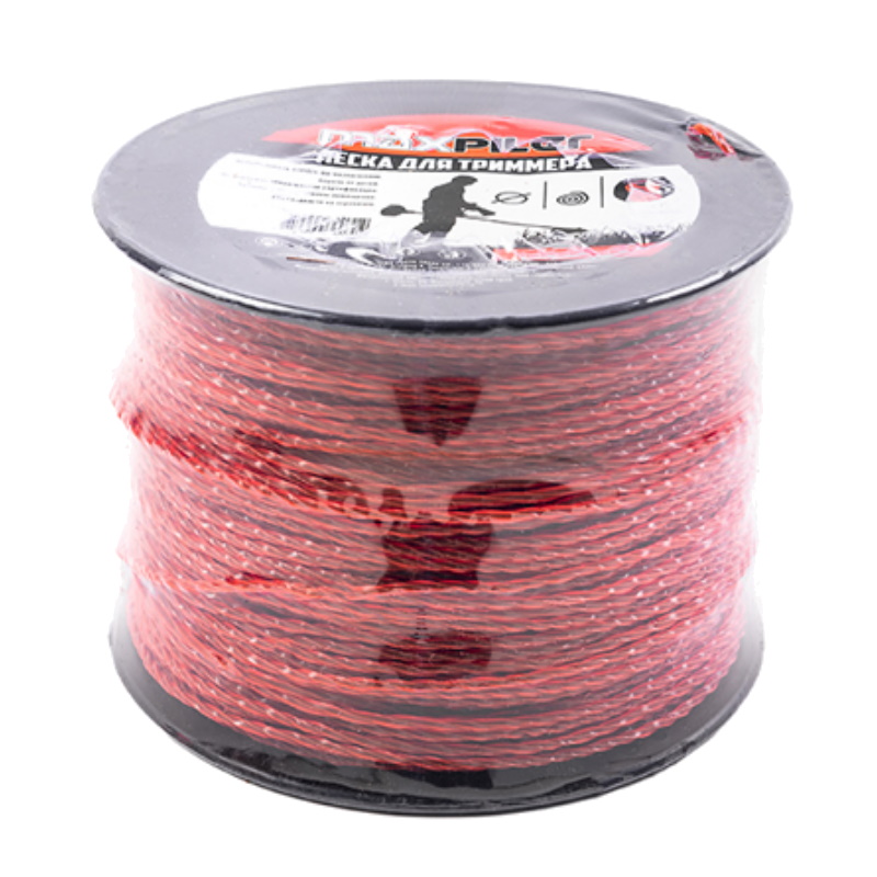 Леска для триммера Maxpiler MLT-33003N, 3 мм*3LB, квадрат крученый, 216 м, бухта в Туле