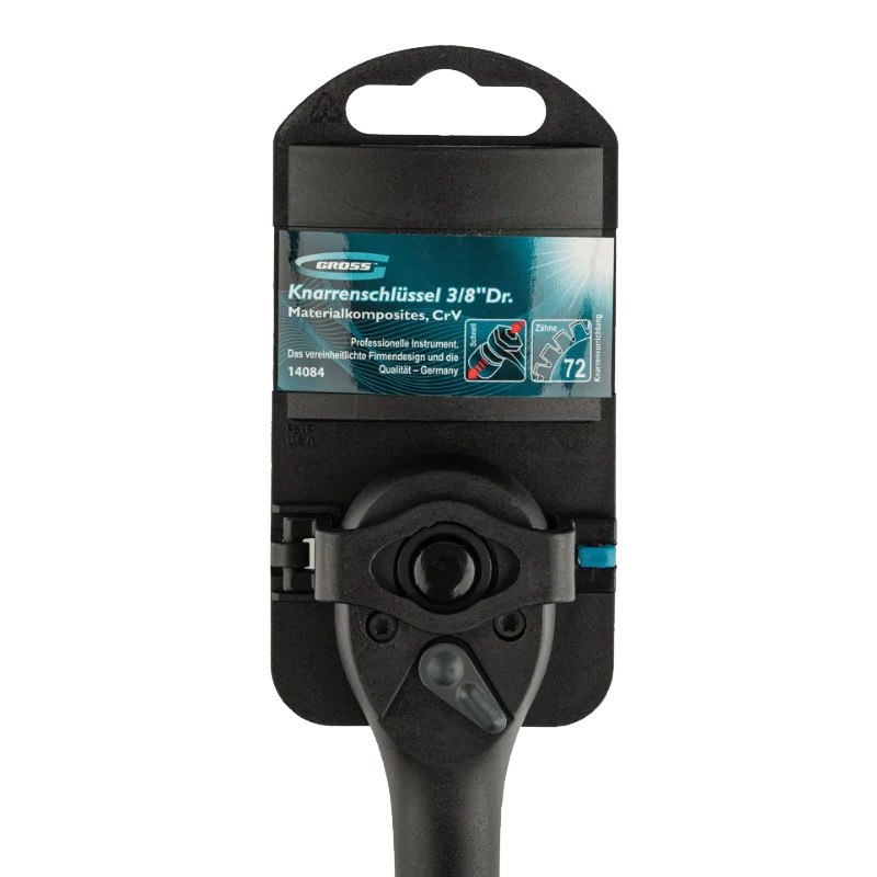 Ключ-трещотка Gross Comfort 14084, 3/8", 72 зуба, с быстрым сбросом в Твери