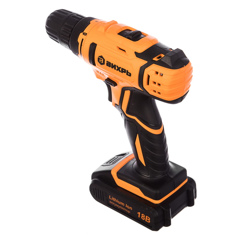 Аккумуляторная дрель-шуруповерт Вихрь ДА-18Л-2 72/14/16