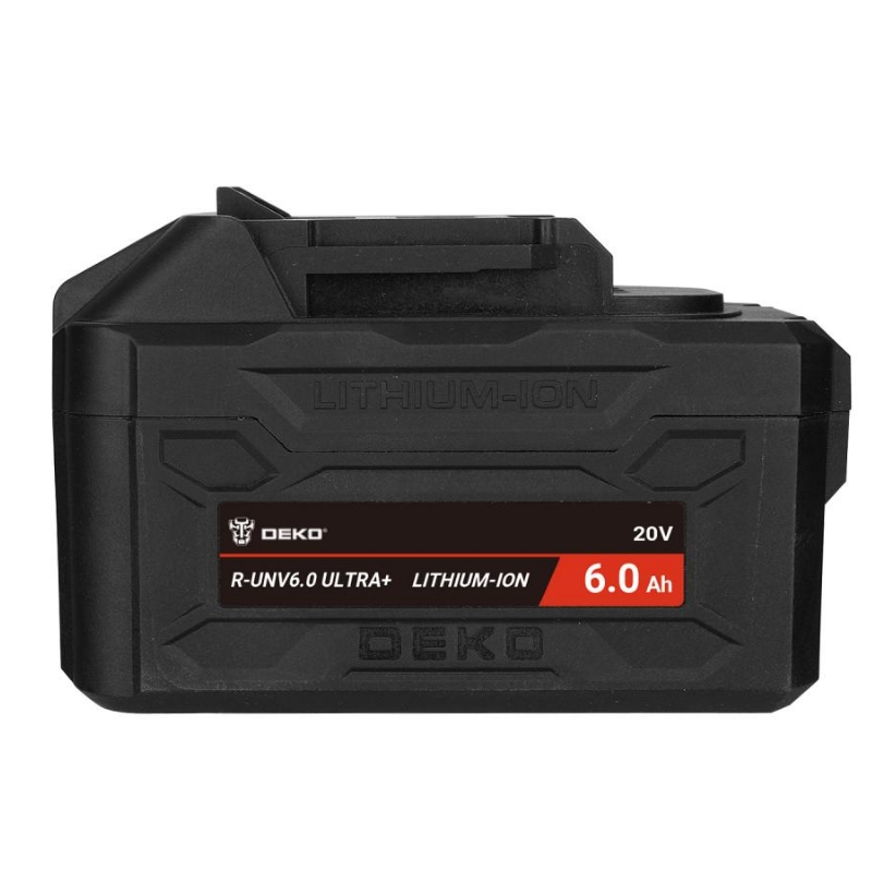 Аккумулятор Deko R-UNV6.0 ULTRA+ 083-1019, Li-ion, 20В, 6.0А*ч, с повышенной токоотдачей в Твери