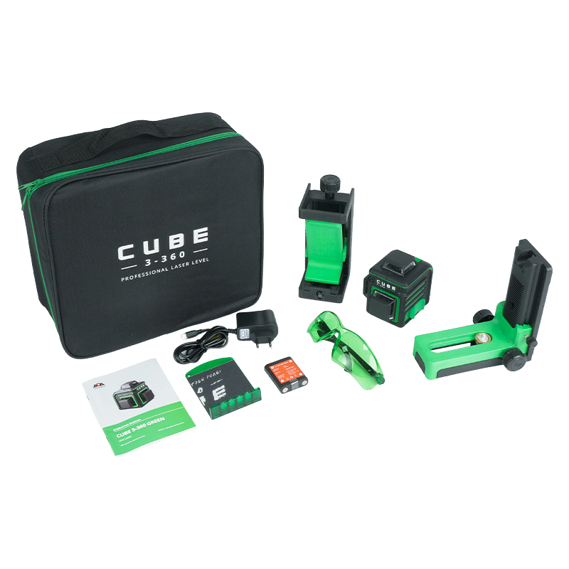 Построитель лазерных плоскостей ADA Cube 3-360 Geen Home Edition А00566 в Твери