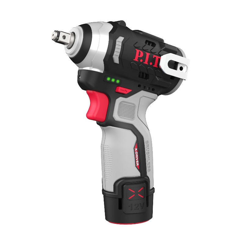 Гайковерт аккумуляторный бесщеточный P.I.T. IMPACT PIW12K-120A/1, 12В, 120Нм, 3/8", 1 АКБ 2Ач, ЗУ в Коврове