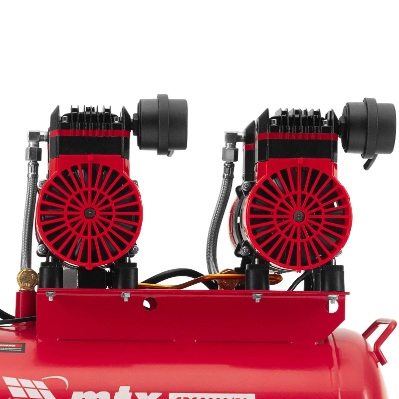 Компрессор безмасляный MTX SPC 3000/50 58140, малошумный, 3000 Вт, ресивер 50 л, 520 л/мин в Туле