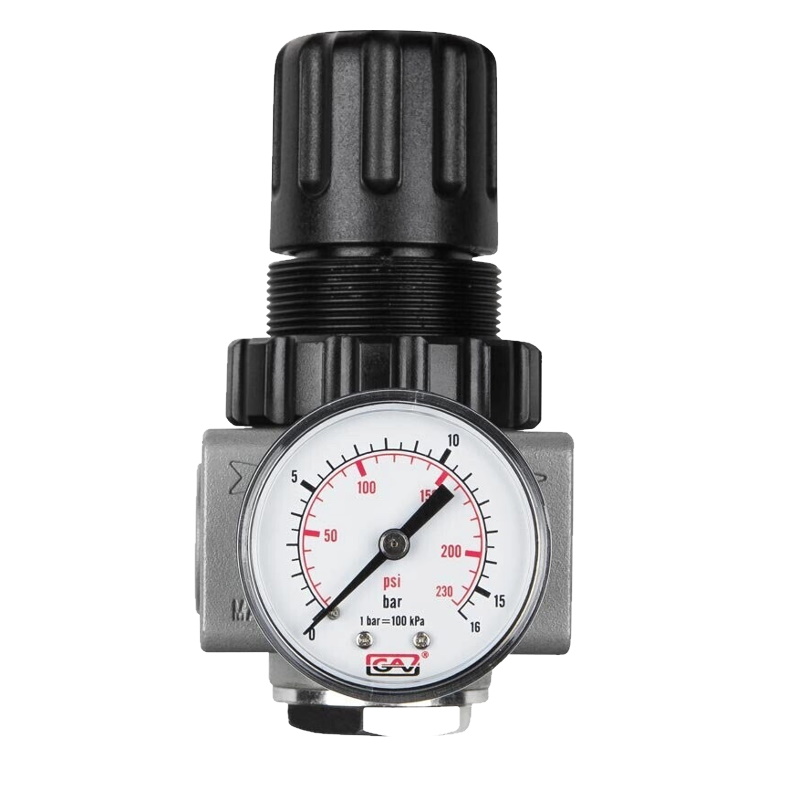 Регулятор давления R-180 03216 1/4", с манометром
