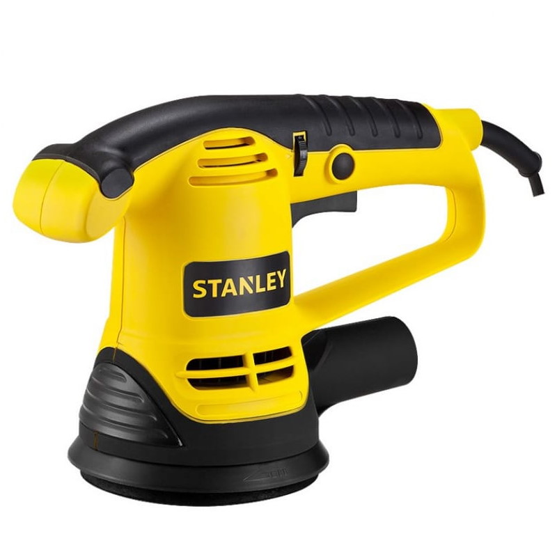 Эксцентриковая шлифмашина Stanley SRS480 (электрическая, диаметр абразивного круга 125 мм, вес 2,47 кг, мешок) 