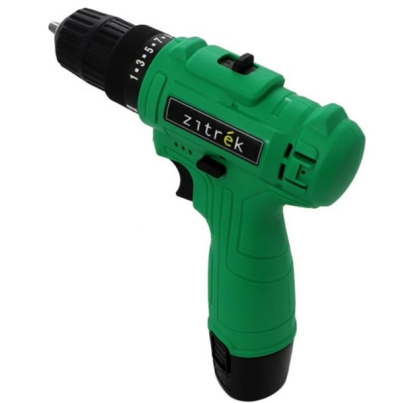 Аккумуляторная дрель-шуруповерт Zitrek Green 12-Li-ion 063-4041 (аккумулятор + ЗУ, 25 Нм) в Угличе