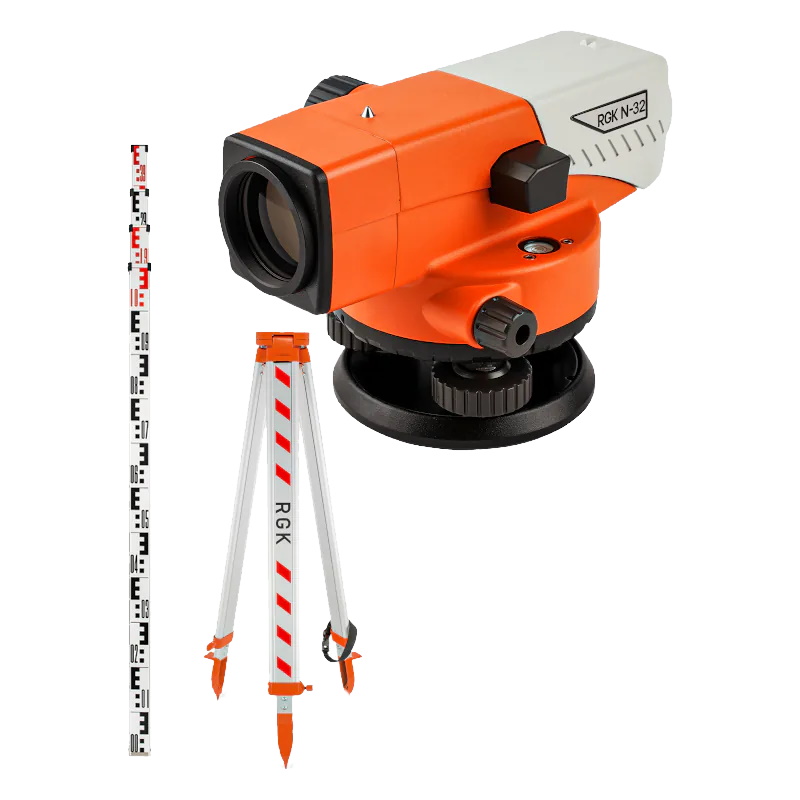 Комплект 3в1 нивелир N-32 штатив рейка 5 м RGK 752442 25641₽