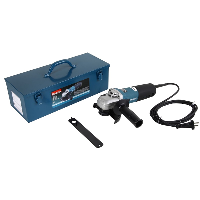 Угловая шлифмашина (болгарка) Makita 9565HZK, 125 мм, 1100 Вт, в кейсе в Рыбинске