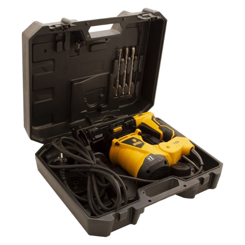 Электрический перфоратор Denzel RHV-1250-30 26612, SDS-Plus, 1250 Вт