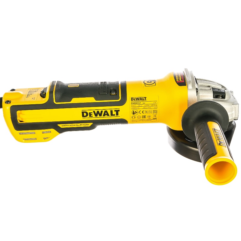 Угловая шлифмашина (болгарка) DeWalt DWE4357, 125 мм, 1700 Вт, плавный пуск, регулировка оборотов в Твери