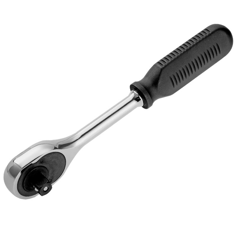 Ключ-трещотка Сибртех 14004, 1/2", 45 зубьев, с быстрым сбросом, CrV, хром  в Иваново