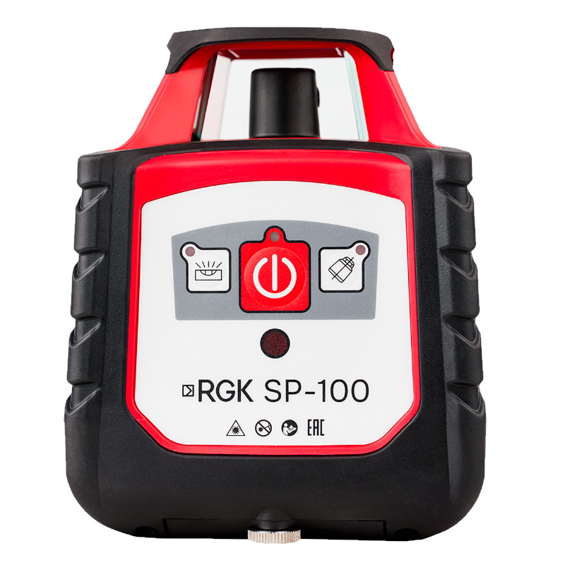 Комплект ротационного нивелира Rgk SP-100 Combo 759564, с элевационным штативом