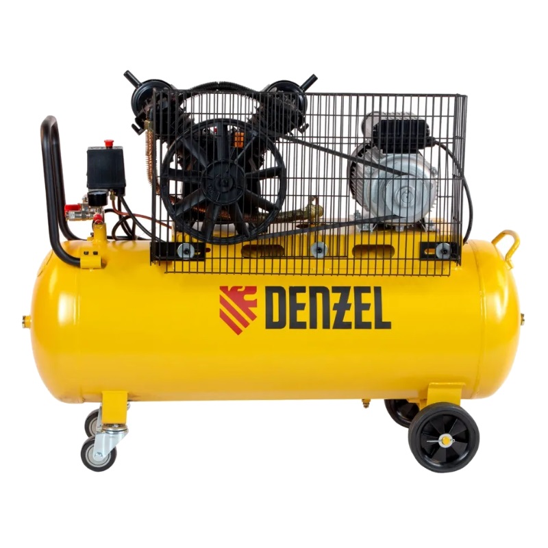 Компрессор воздушный Denzel BCV2200/100 58110, 2,2 кВт, 370 л/мин, 100 л в Александрове