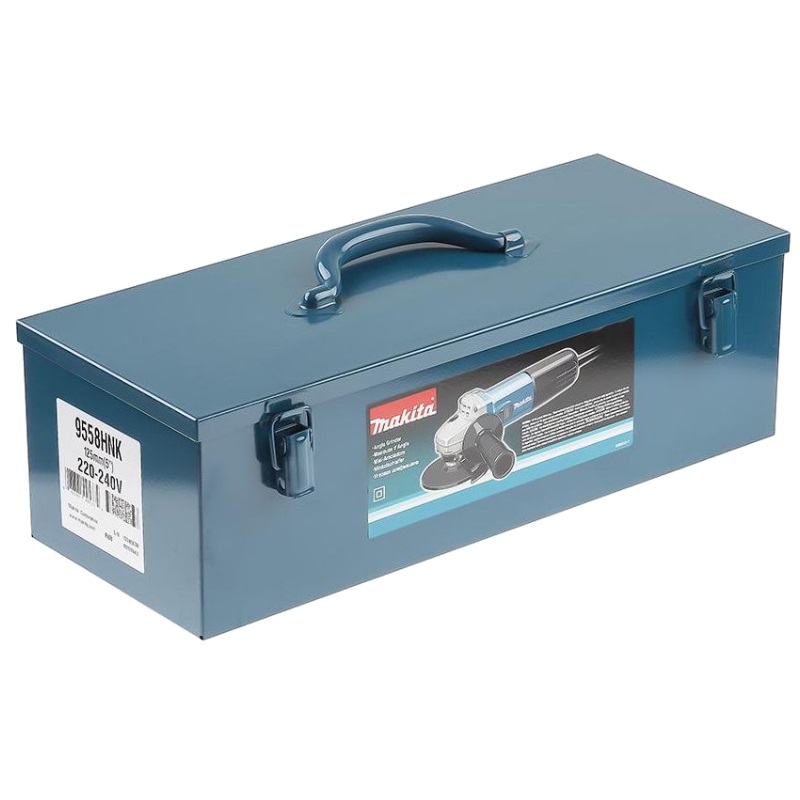 Угловая шлифмашина (болгарка) Makita 9558HNK, 125 мм, 840 Вт, в кейсе в Твери