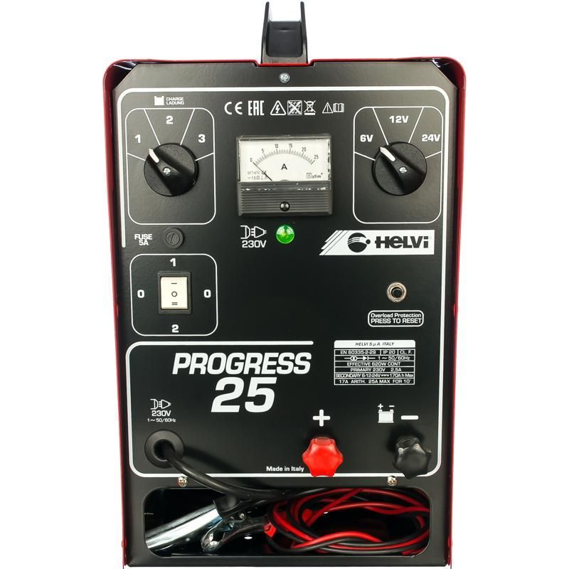 Зарядное устройство для автомобильного аккумулятора Helvi Progress 25