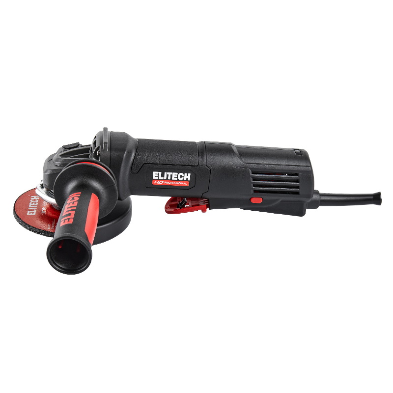 Угловая шлифмашина (болгарка) Elitech HD 205371 E2213.049.00, 125 мм, 1200 Вт, плавный пуск, регулировка оборотов в Угличе