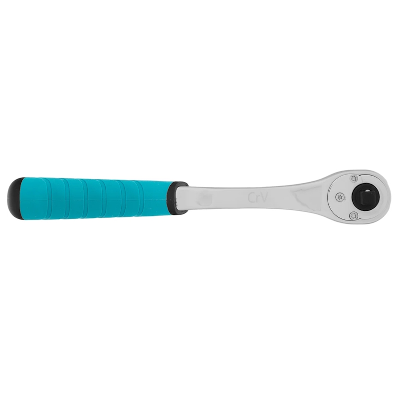 Ключ-трещотка Gross 14053, 1/4", CrV, 90 зубьев, усиленный, хром в Туле
