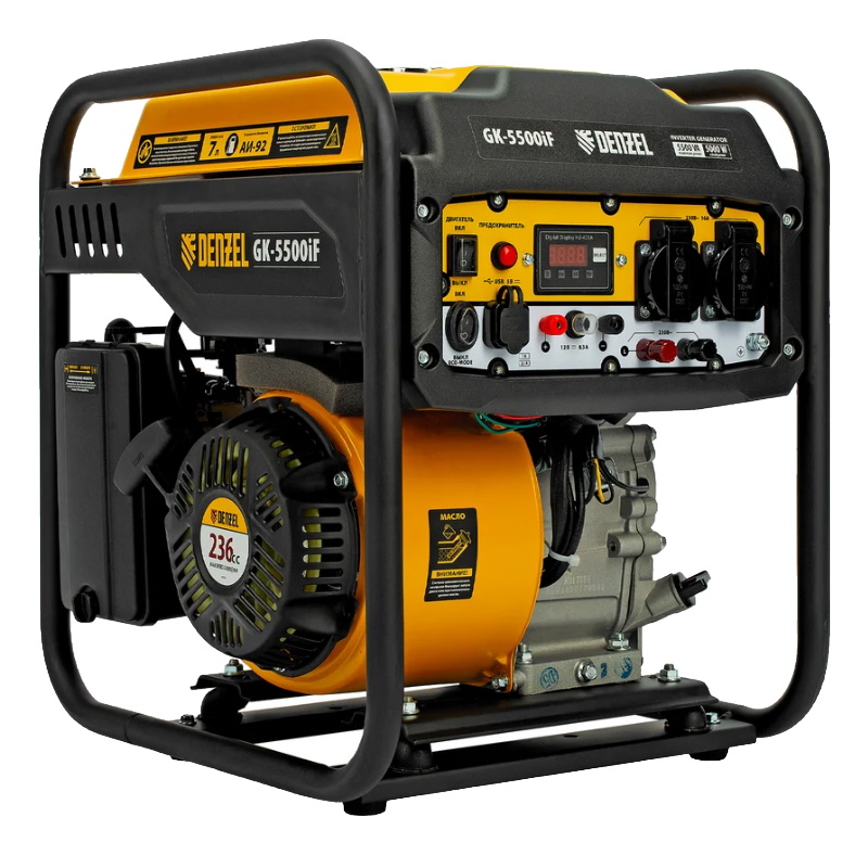 Инверторный генератор Denzel GK-5500iF, 94709 в Переславле