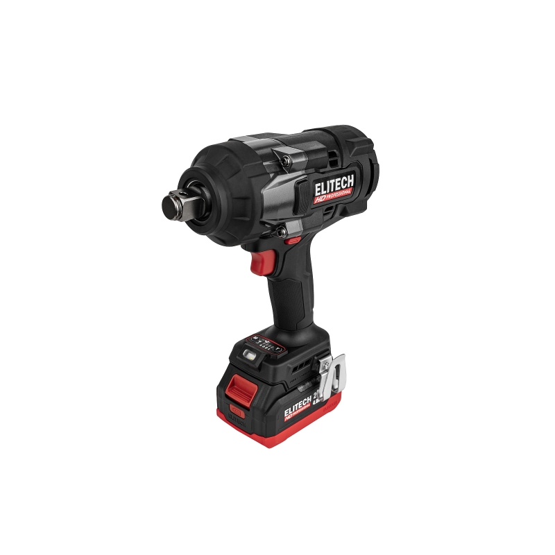 Гайковерт аккумуляторный бесщеточный Elitech CW 2016BL (E2201.075.02) 214180, 20 В, 2х4 Ач, ELP, 3/4", 0-1900 об/мин