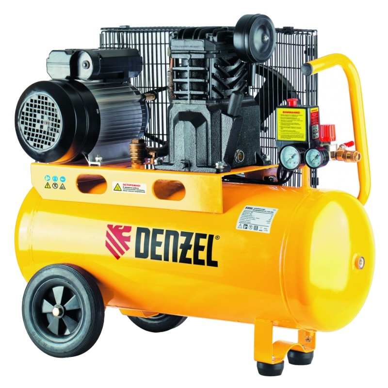 Компрессор масляный Denzel PC 2/50-400 58094, 400 л/мин, 50 л в Костроме