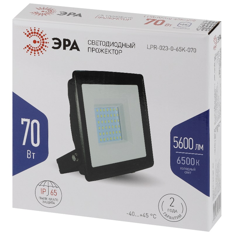 Прожектор светодиодный уличный Эра LPR-023-0-65K-070 1566349 в Туле