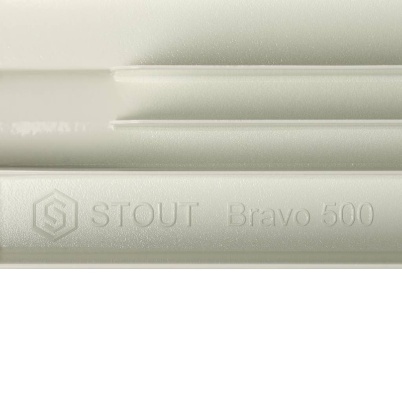 Радиатор алюминиевый Stout Bravo 500 SRA-0110-050004, 4 секции в Туле