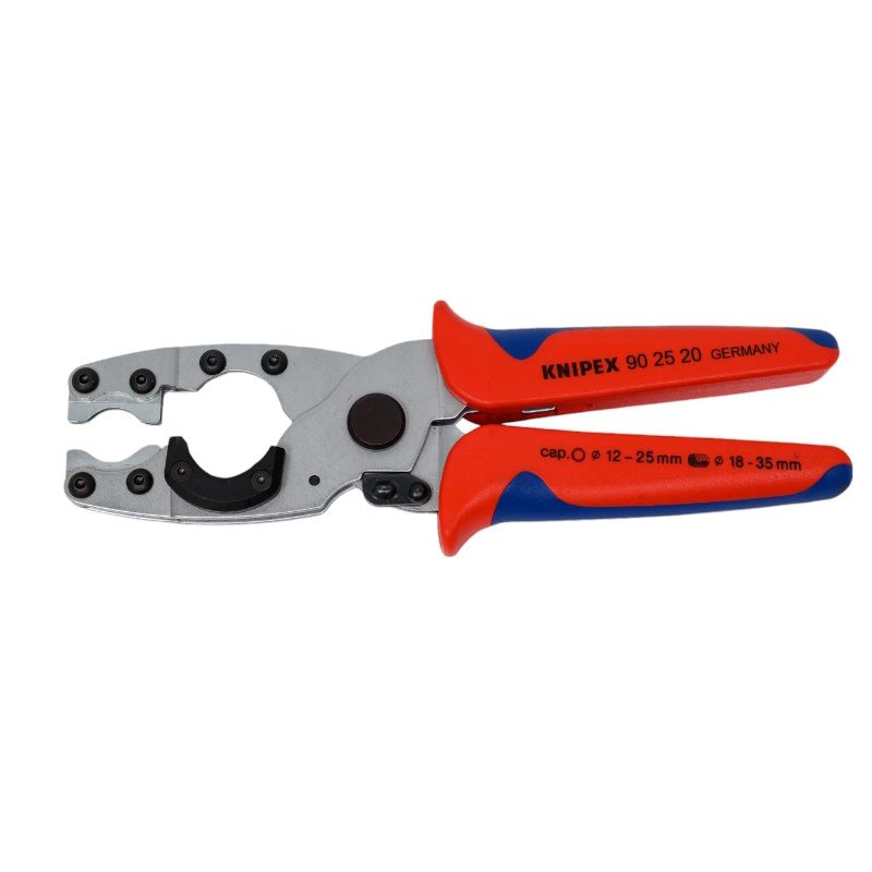 Труборез-ножницы Knipex KN-902520SB, для композитных (Ø 12-25 мм) и защитных труб (Ø 18-35 мм), длина 210 мм в Иваново