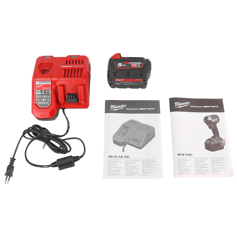 Аккумуляторный импульсный винтоверт Milwaukee M18 FUEL FID3-502X 4933479865 в Туле
