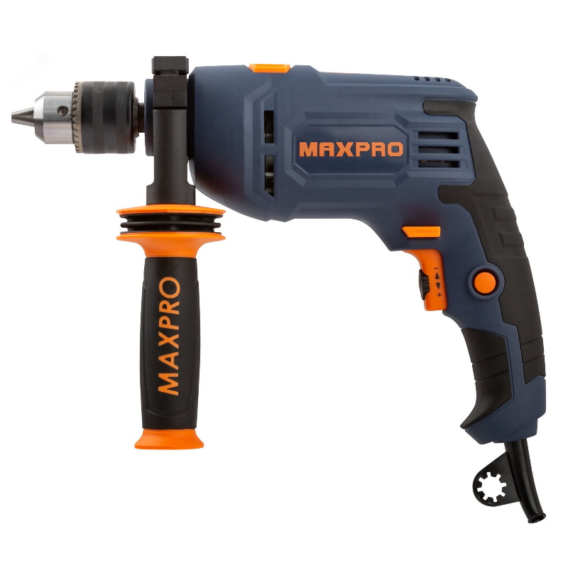 Дрель ударная Max-Pro 85066, 710 Вт, 0-2800 об/мин, ключевой патрон, 1,5-13 мм