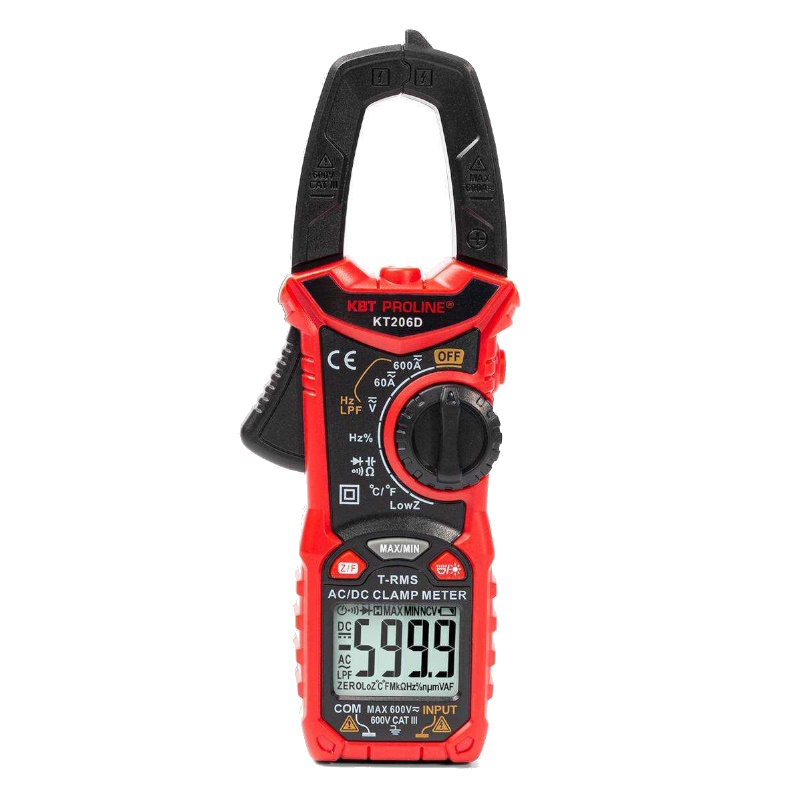 Токовые цифровые клещи КВТ PROLINE KT 206D 5507₽