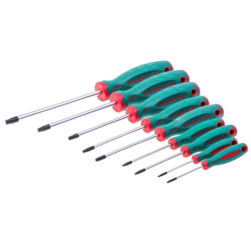 Набор отверток стержневых TORX Jonnesway D71T109S (ANTI-SLIP GRIP, 9 предметов) в Коврове