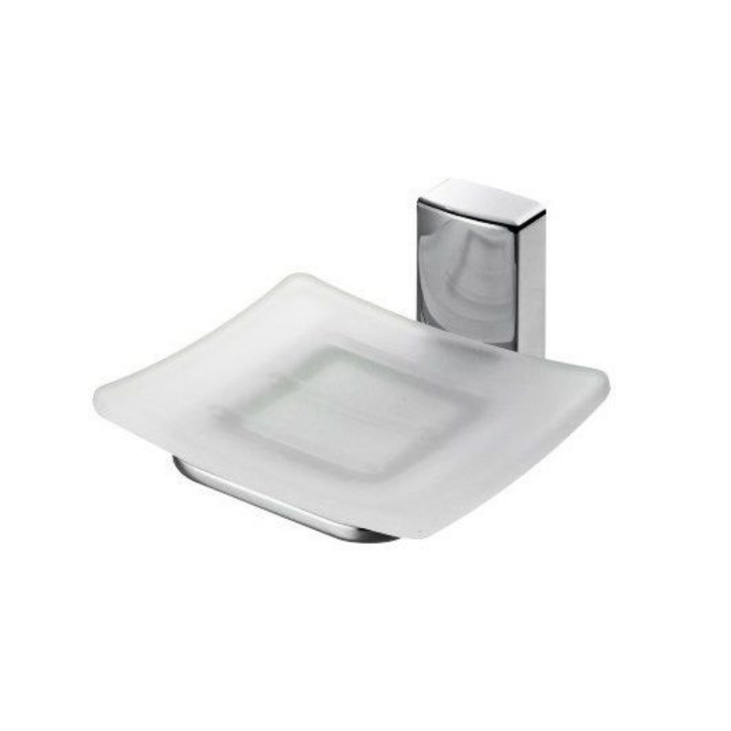 Мыльница WasserKRAFT Leine K-5029 стекло, хром 9060427 в Переславле