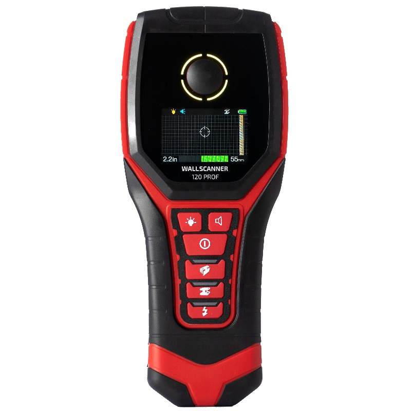 Детектор проводки Ada Wall Scanner 120 PROF А00485 (глубина обнаружение 38-120 мм, оборудование + аксессуары) в Костроме