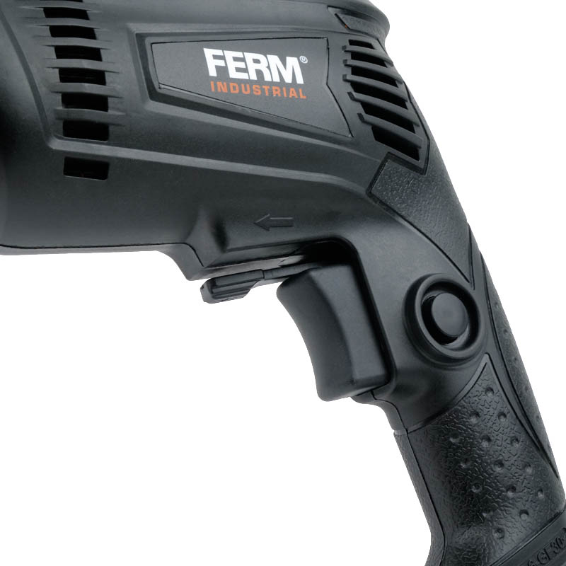 Сетевая дрель Ferm Industrial PDM1048P, 450 Вт, 0 -3300 об/мин, ЗВП, 10 мм, коробка в Муроме