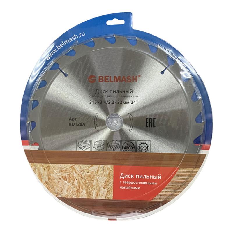 Диск пильный для белмаш сдм-2500 Belmash 315х3,2/2,2х30ММ 24Т  в Твери