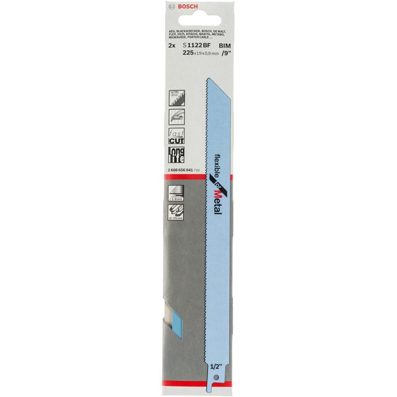 Сабельные пилки Bosch S 1122 BF 2.608.656.041 (2 шт.) в Муроме
