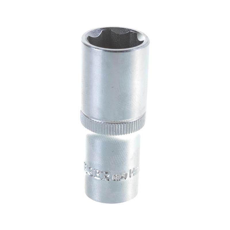 Головка торцевая удлиненная Berger BG-14SD14, 6-гранная, SuperLock, 1/4", 14 мм в Угличе