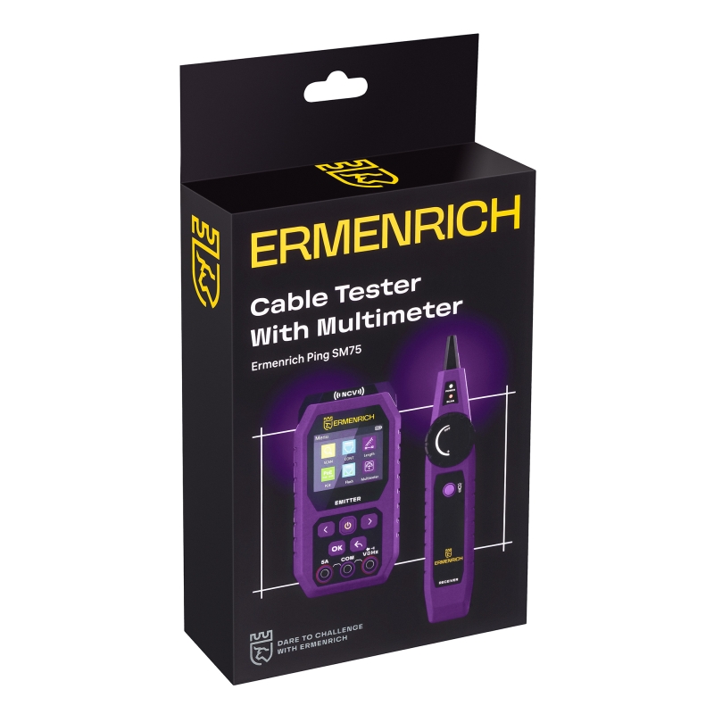 Кабельный тестер Ermenrich Ping SM75 84553 в Рыбинске